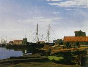 unknow artist View_of_Larsen_Square_near_Copenhagen_Harbor oil painting picture wholesale